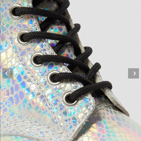 Doc Dr Martens 1460 Pascal Boots METALLIC snake new size 9 - Picture 8 of 16